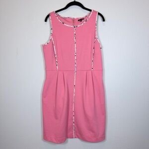 Apt 9 Sleeveless Pink Fit & Flare Dress Size L